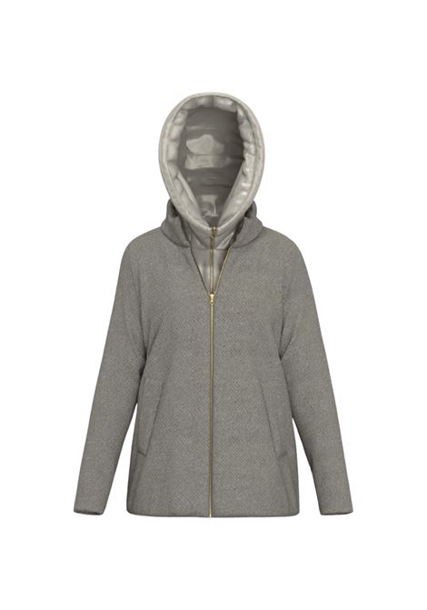 Giaccone imbottito in panno soft - GRIGIO CHIARO Emme Marella | SORRISO010